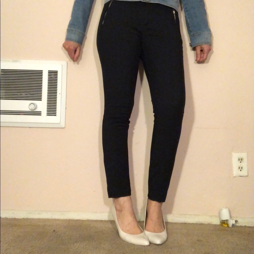 Zara Basic Black Pants - image 1